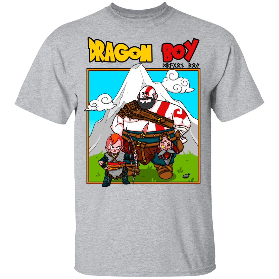 T-Shirts Sport Grey / YXS Dragon Boy Youth T-Shirt