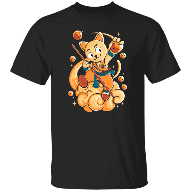 T-Shirts Black / S Dragon Cat T-Shirt