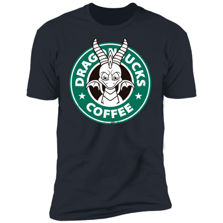 T-Shirts Indigo / S Dragon Coffee Men's Premium T-Shirt