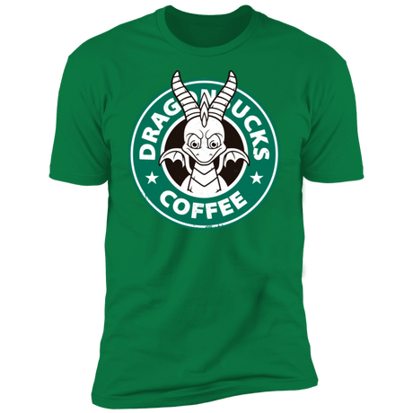 T-Shirts Kelly Green / S Dragon Coffee Men's Premium T-Shirt