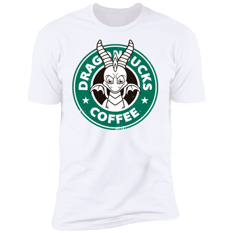 T-Shirts White / S Dragon Coffee Men's Premium T-Shirt