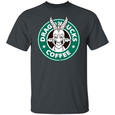 T-Shirts Dark Heather / S Dragon Coffee T-Shirt