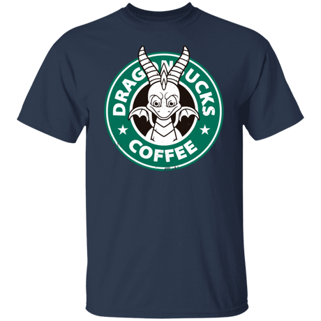 T-Shirts Navy / S Dragon Coffee T-Shirt