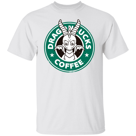 T-Shirts White / S Dragon Coffee T-Shirt