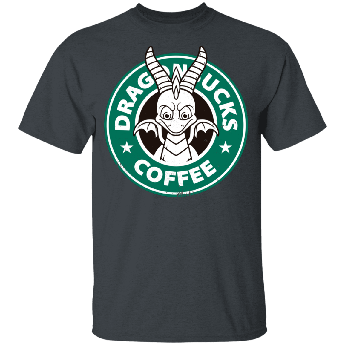 T-Shirts Dark Heather / YXS Dragon Coffee Youth T-Shirt
