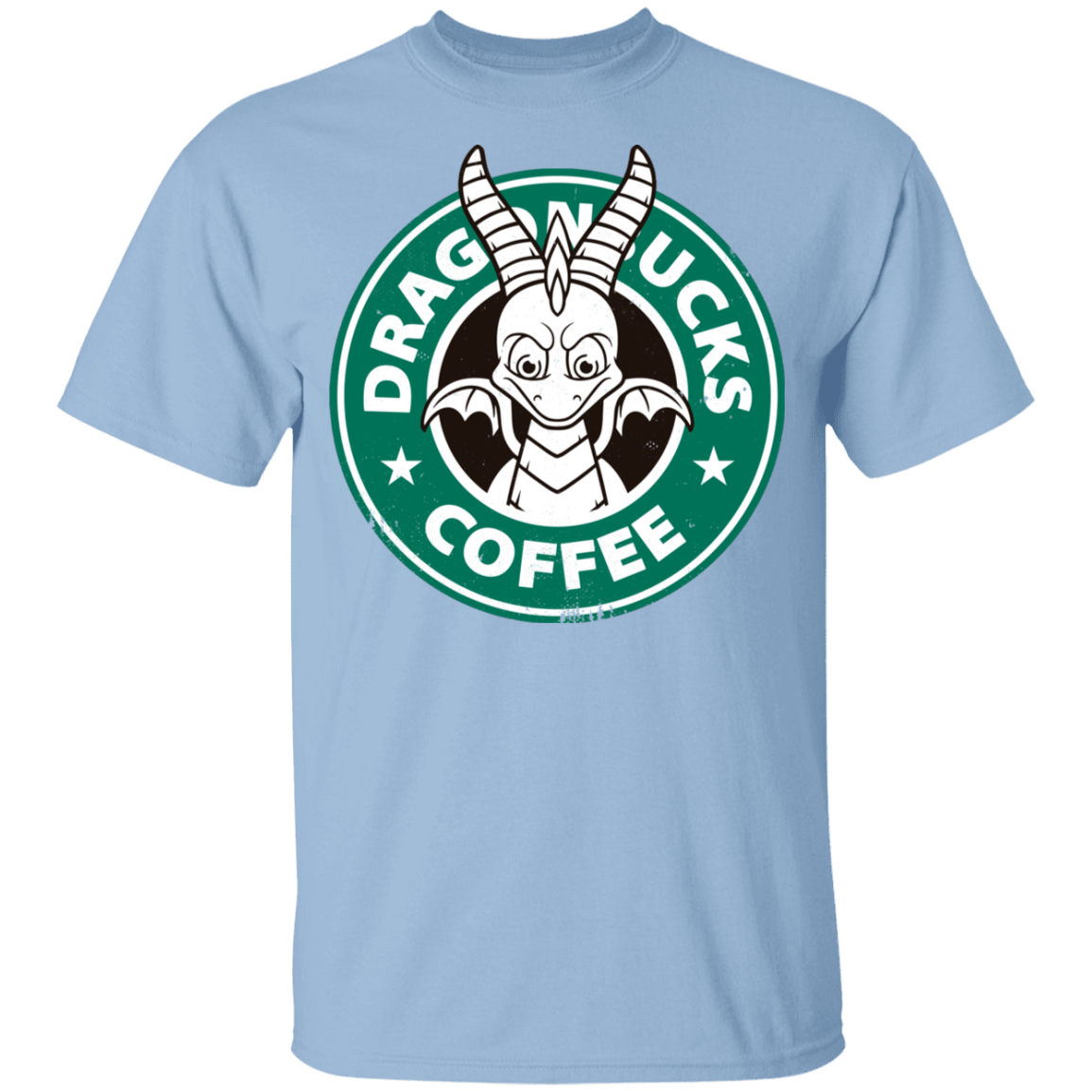 T-Shirts Light Blue / YXS Dragon Coffee Youth T-Shirt