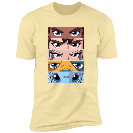 T-Shirts Banana Cream / S Dragon Eyes Men's Premium T-Shirt