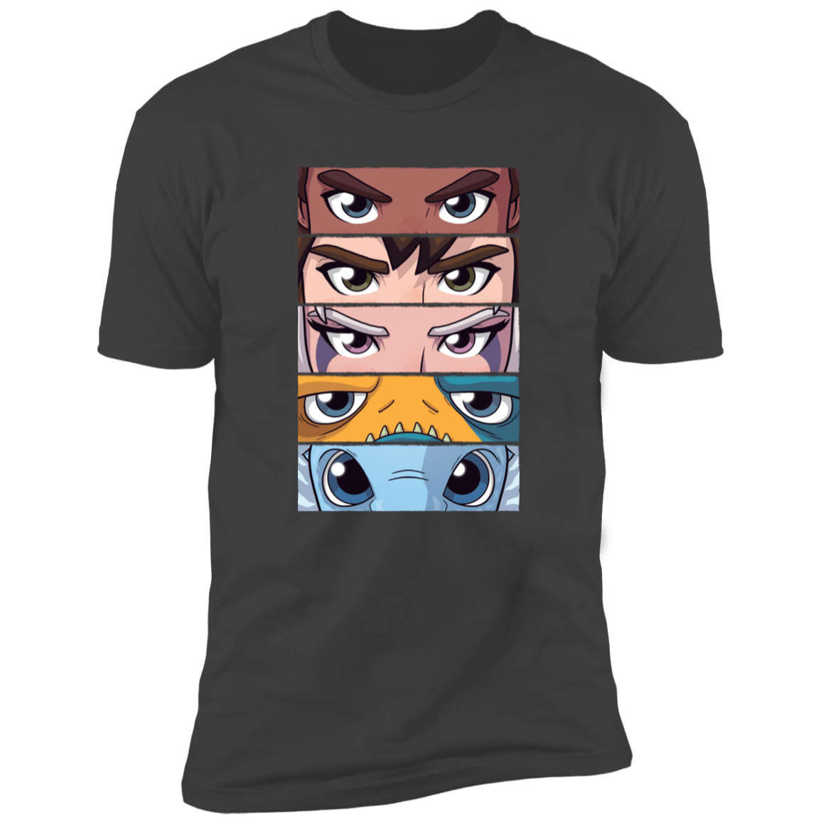 T-Shirts Heavy Metal / S Dragon Eyes Men's Premium T-Shirt