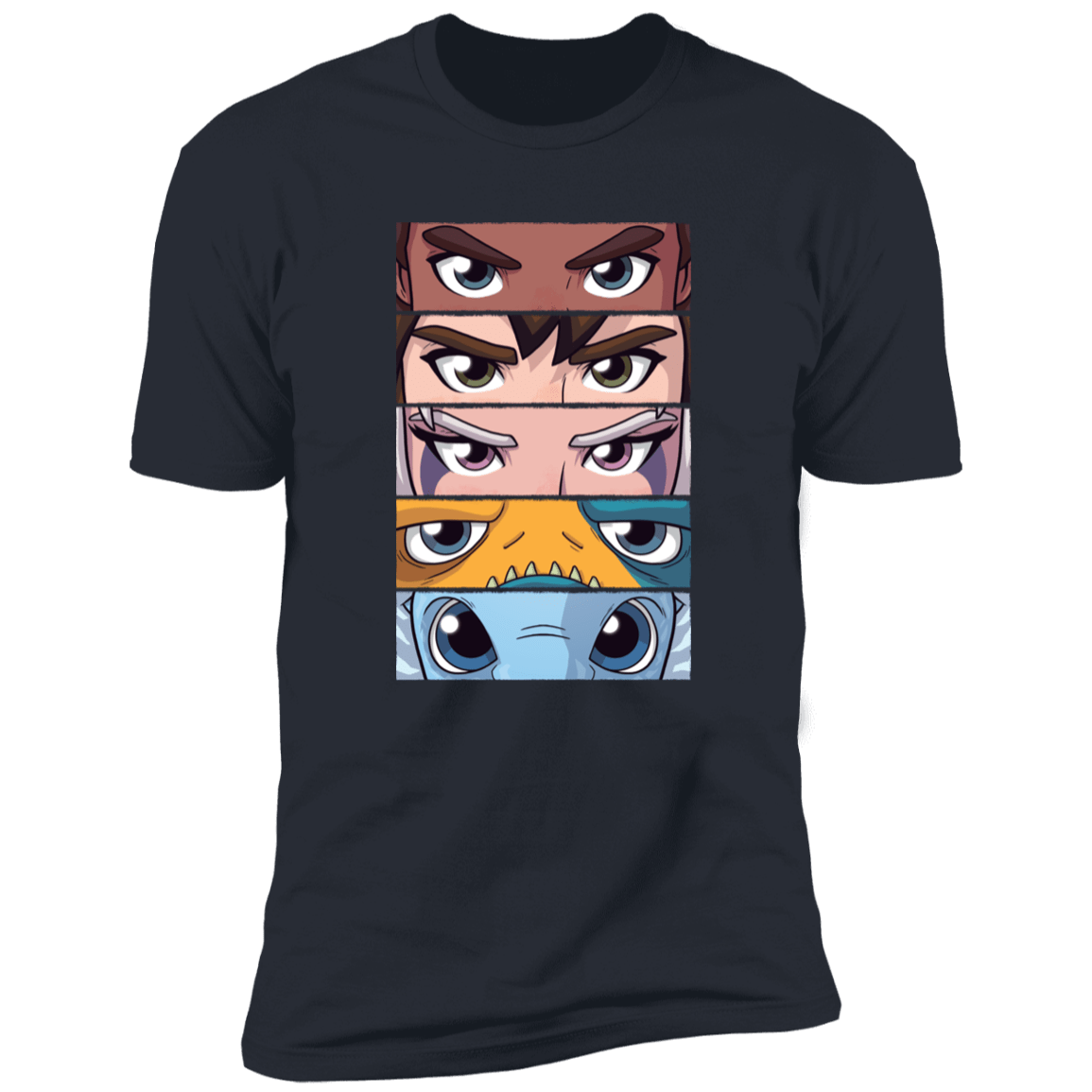 T-Shirts Indigo / S Dragon Eyes Men's Premium T-Shirt