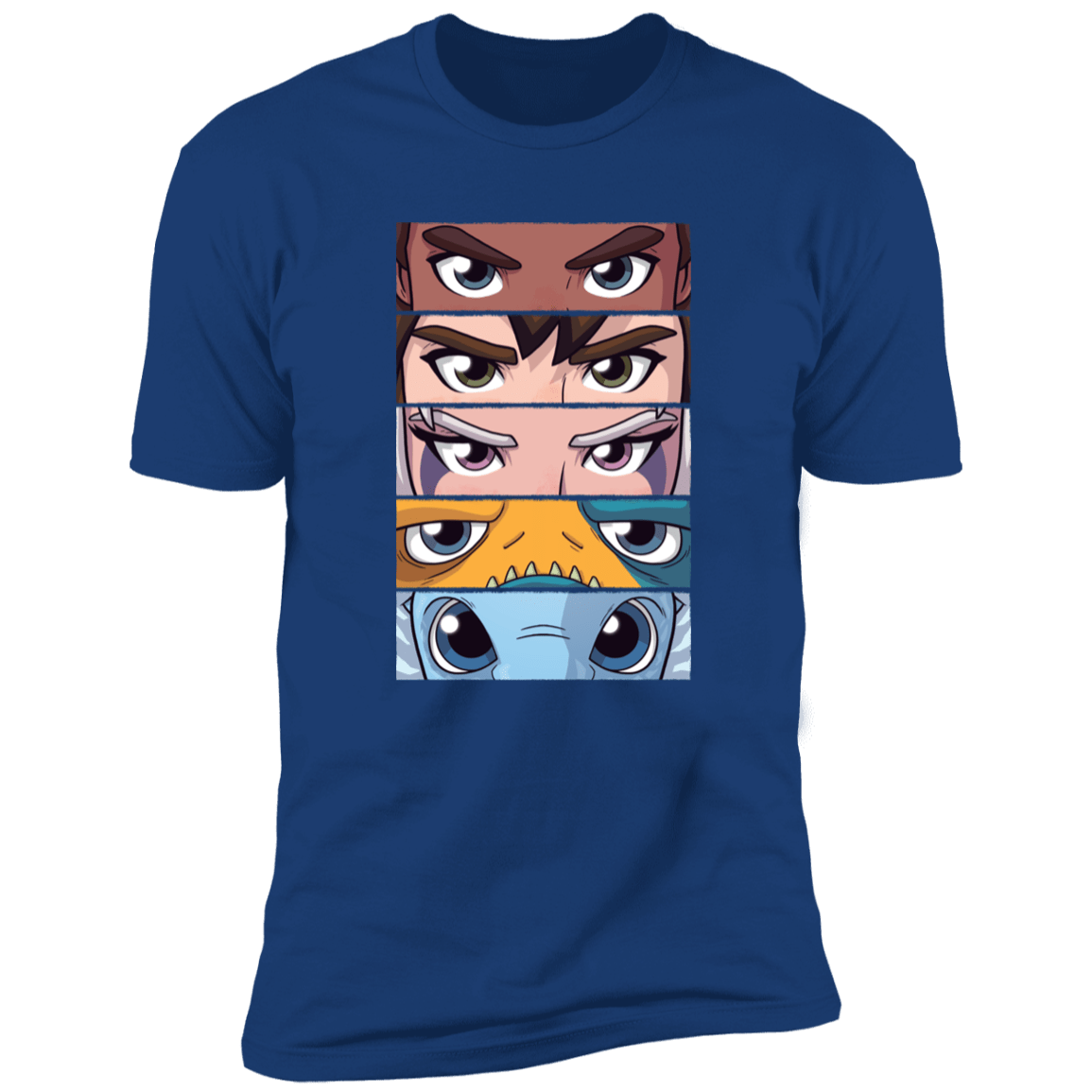 T-Shirts Royal / S Dragon Eyes Men's Premium T-Shirt