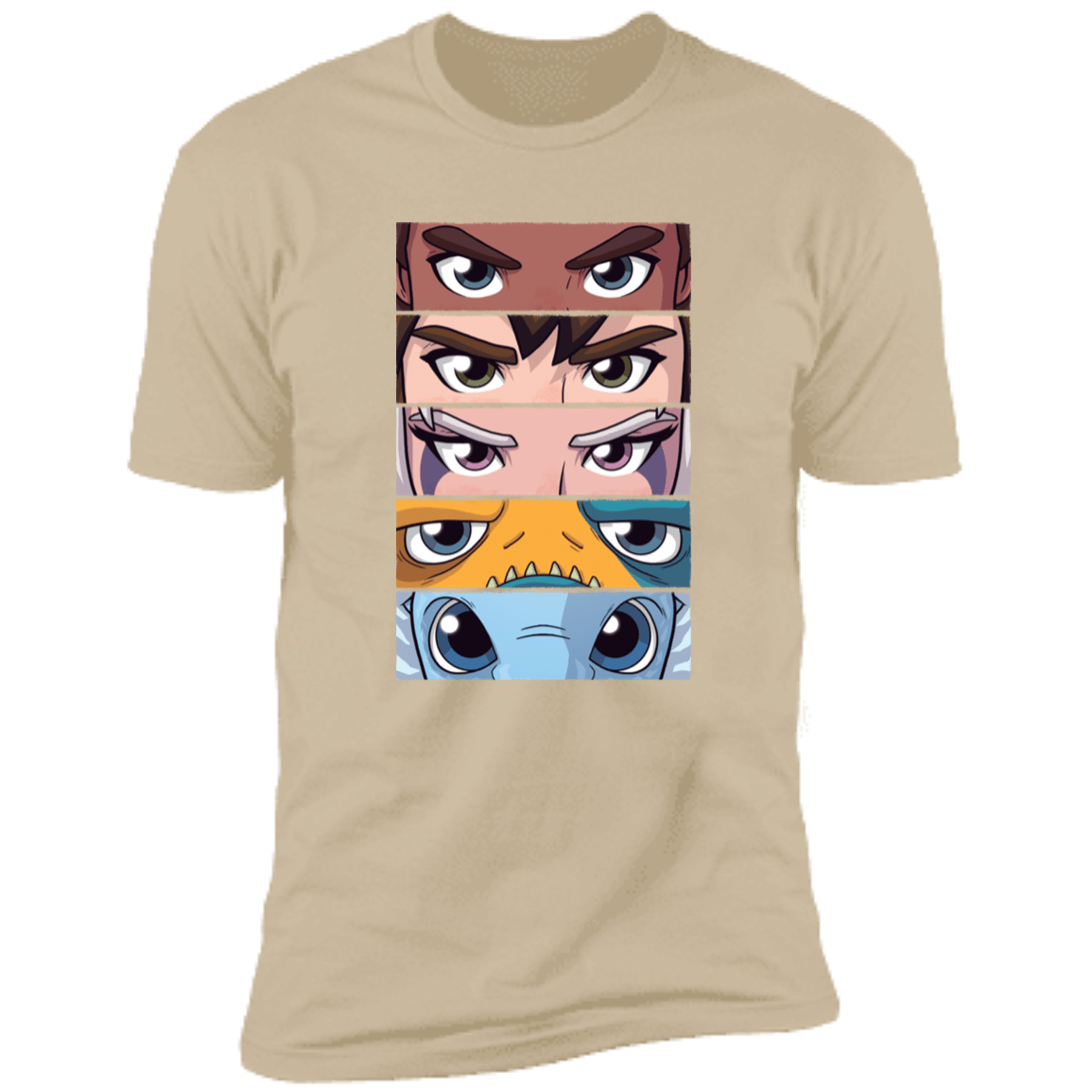 T-Shirts Sand / S Dragon Eyes Men's Premium T-Shirt