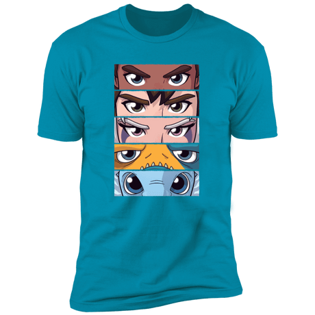 T-Shirts Turquoise / S Dragon Eyes Men's Premium T-Shirt