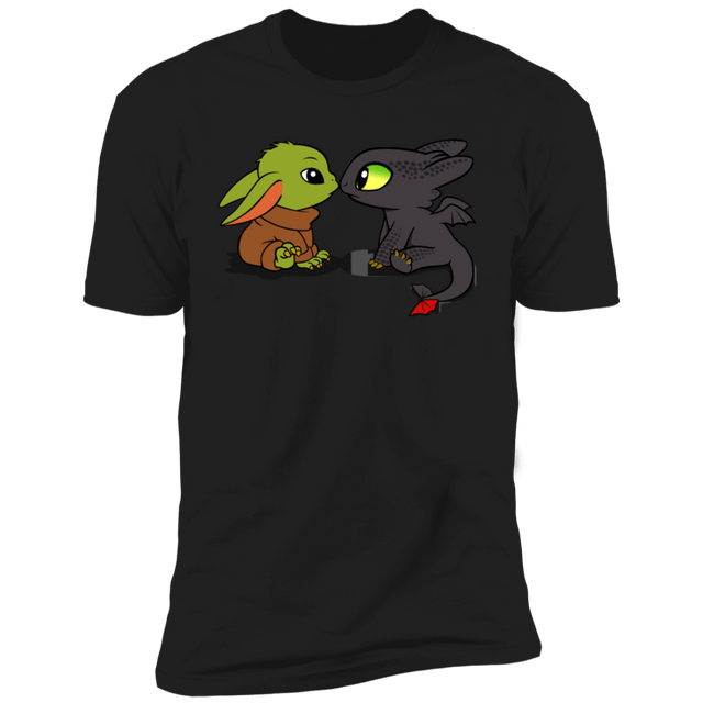 T-Shirts Black / X-Small Dragon Fury Baby Yoda T-Shirt