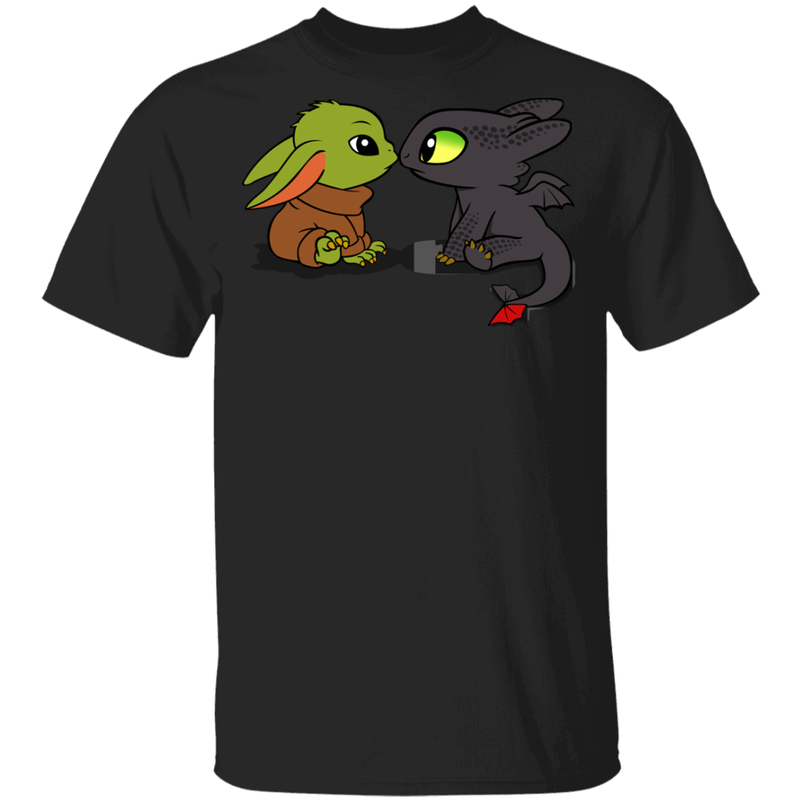 T-Shirts Black / YXS Dragon Fury Baby Yoda Youth T-Shirt