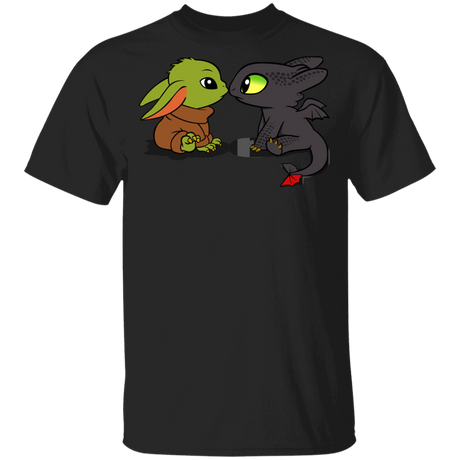 T-Shirts Black / YXS Dragon Fury Baby Yoda Youth T-Shirt