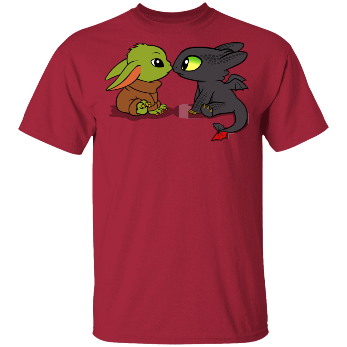 T-Shirts Cardinal / YXS Dragon Fury Baby Yoda Youth T-Shirt