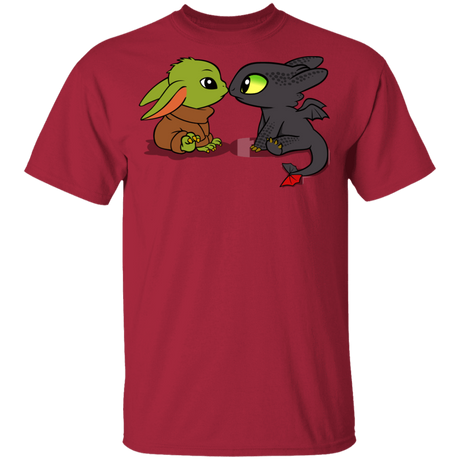 T-Shirts Cardinal / YXS Dragon Fury Baby Yoda Youth T-Shirt
