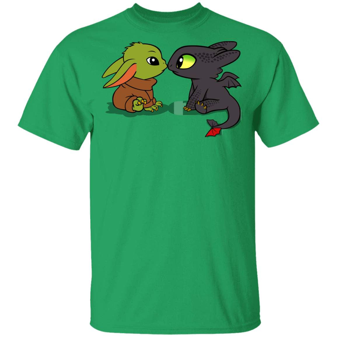 T-Shirts Irish Green / YXS Dragon Fury Baby Yoda Youth T-Shirt