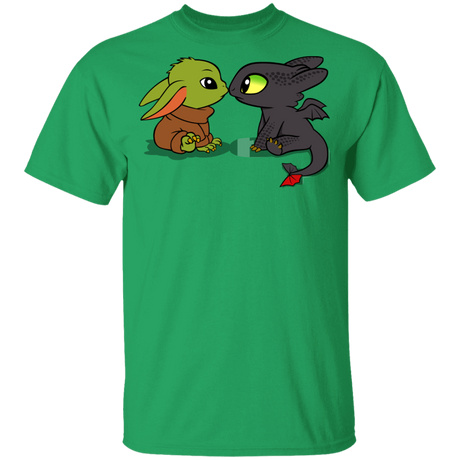 T-Shirts Irish Green / YXS Dragon Fury Baby Yoda Youth T-Shirt