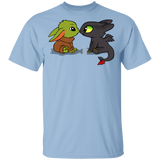 T-Shirts Light Blue / YXS Dragon Fury Baby Yoda Youth T-Shirt