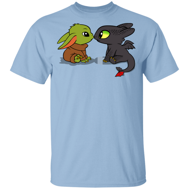 T-Shirts Light Blue / YXS Dragon Fury Baby Yoda Youth T-Shirt