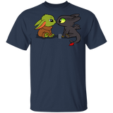 T-Shirts Navy / YXS Dragon Fury Baby Yoda Youth T-Shirt