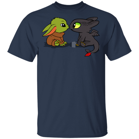 T-Shirts Navy / YXS Dragon Fury Baby Yoda Youth T-Shirt