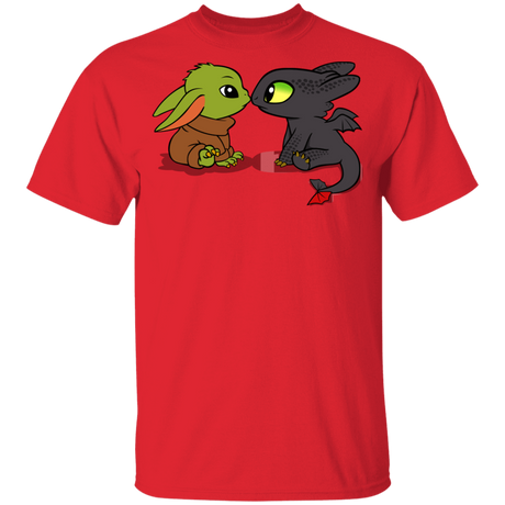 T-Shirts Red / YXS Dragon Fury Baby Yoda Youth T-Shirt