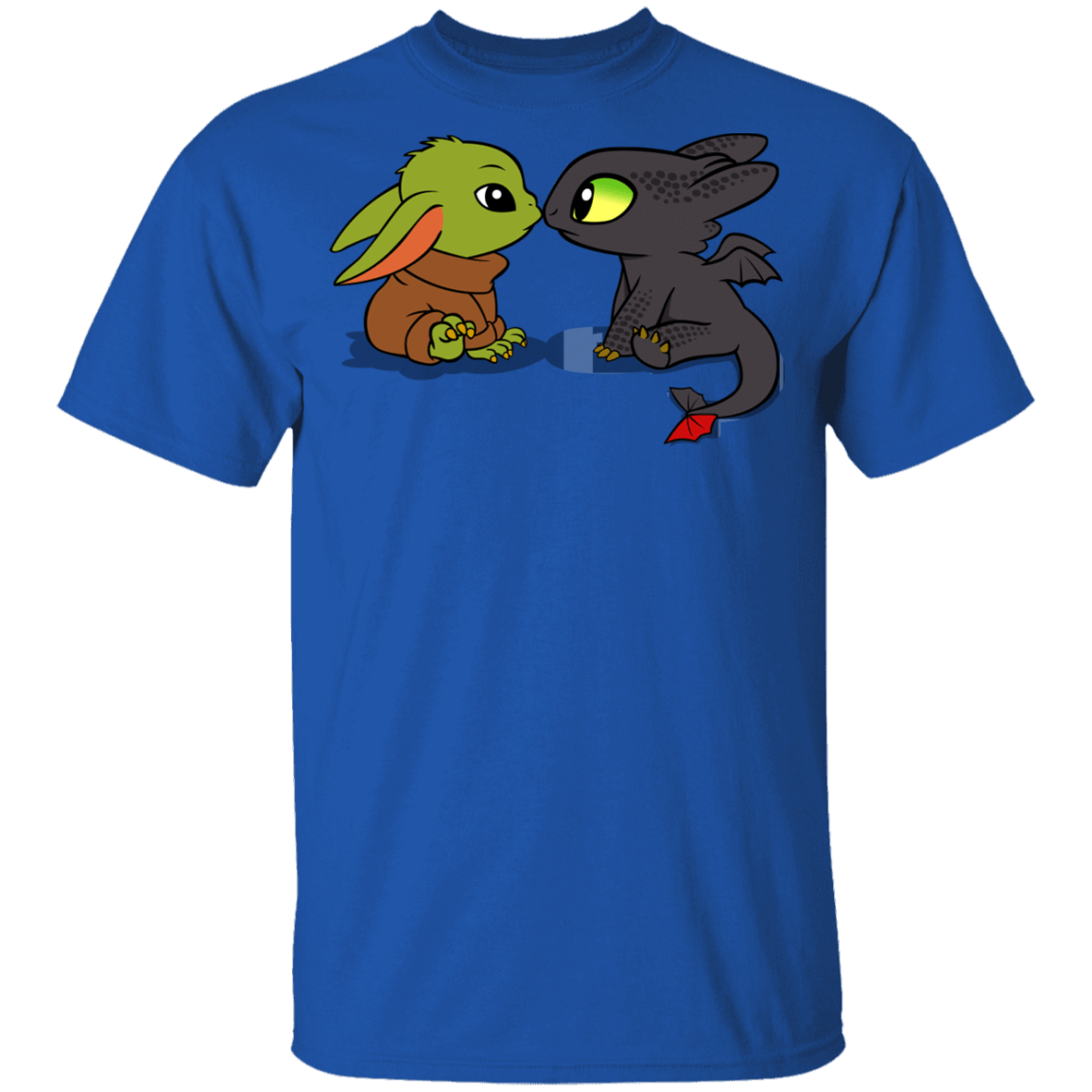T-Shirts Royal / YXS Dragon Fury Baby Yoda Youth T-Shirt