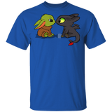 T-Shirts Royal / YXS Dragon Fury Baby Yoda Youth T-Shirt