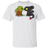 T-Shirts White / YXS Dragon Fury Baby Yoda Youth T-Shirt