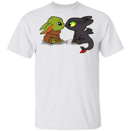 T-Shirts White / YXS Dragon Fury Baby Yoda Youth T-Shirt