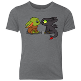 T-Shirts Premium Heather / YXS Dragon Fury Baby Yoda Youth Triblend T-Shirt
