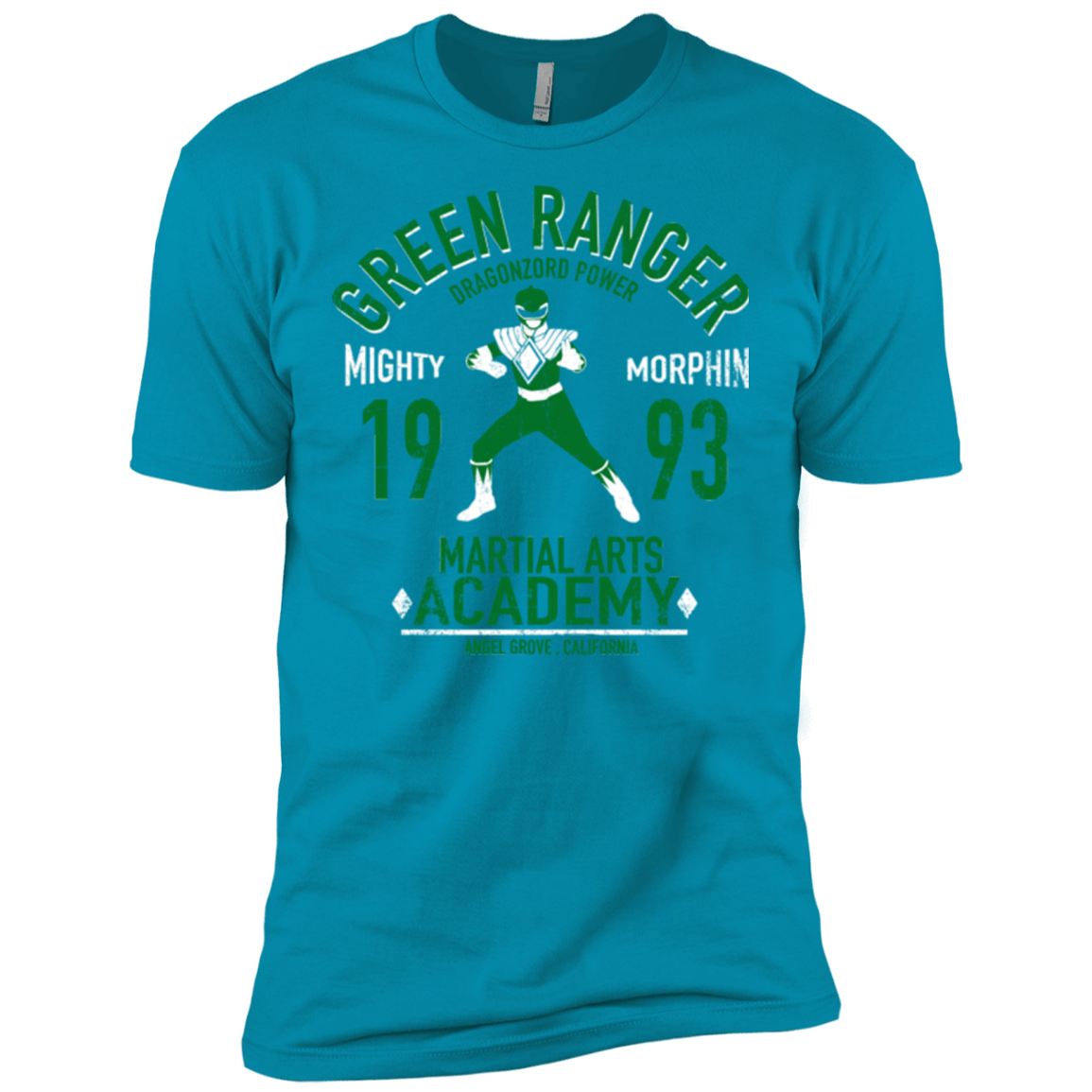 T-Shirts Turquoise / X-Small Dragon Ranger (1) Men's Premium T-Shirt