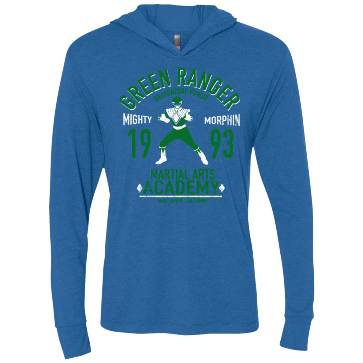 T-Shirts Vintage Royal / X-Small Dragon Ranger (1) Triblend Long Sleeve Hoodie Tee