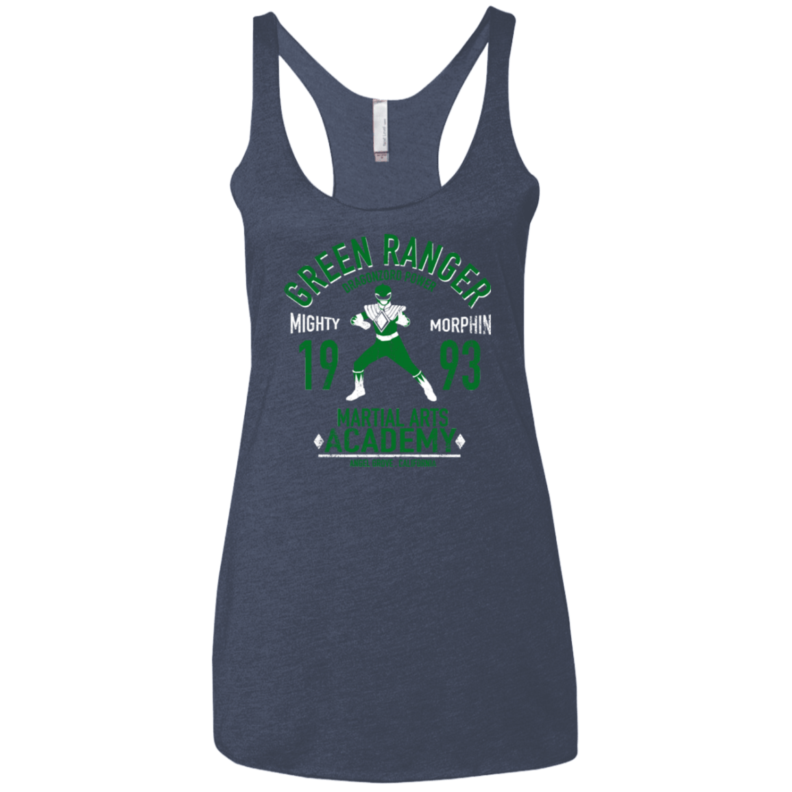 T-Shirts Vintage Navy / X-Small Dragon Ranger (1) Women's Triblend Racerback Tank