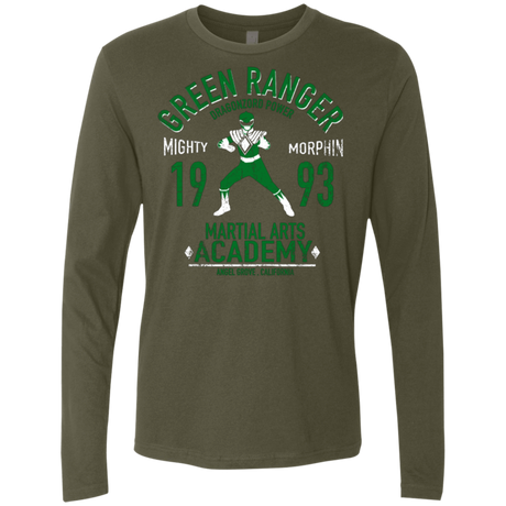 T-Shirts Military Green / Small Dragon Ranger Men's Premium Long Sleeve