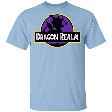 T-Shirts Light Blue / YXS Dragon Realm Park Youth T-Shirt