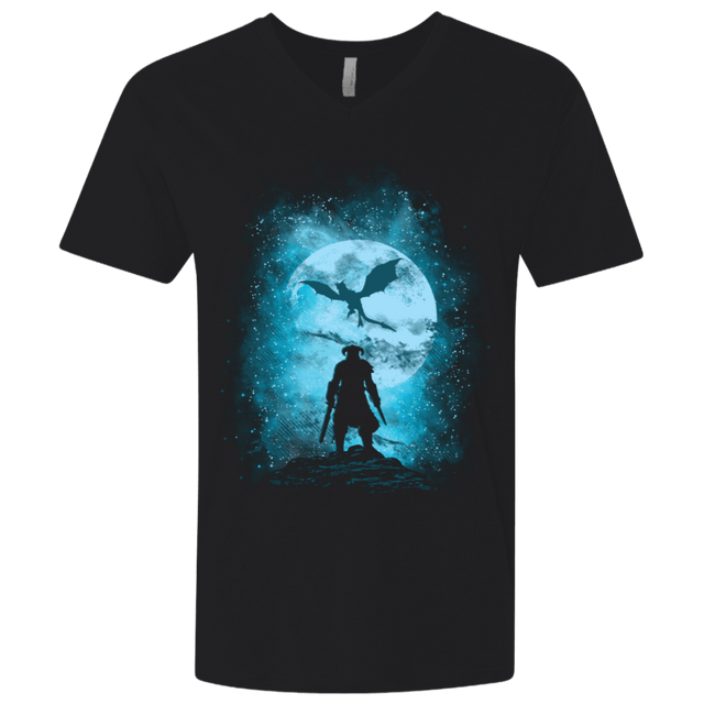 T-Shirts Black / X-Small Dragon Slayer Men's Premium V-Neck