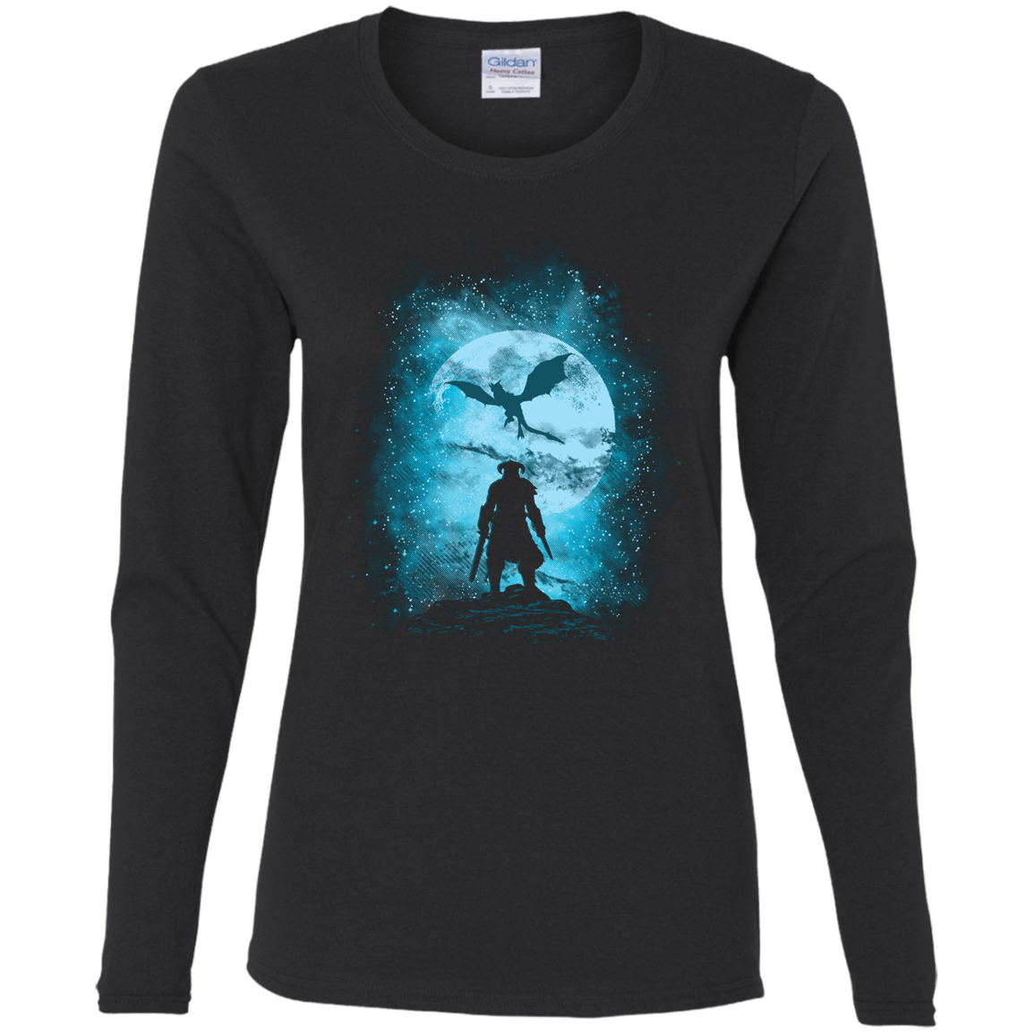 T-Shirts Black / S Dragon Slayer Women's Long Sleeve T-Shirt