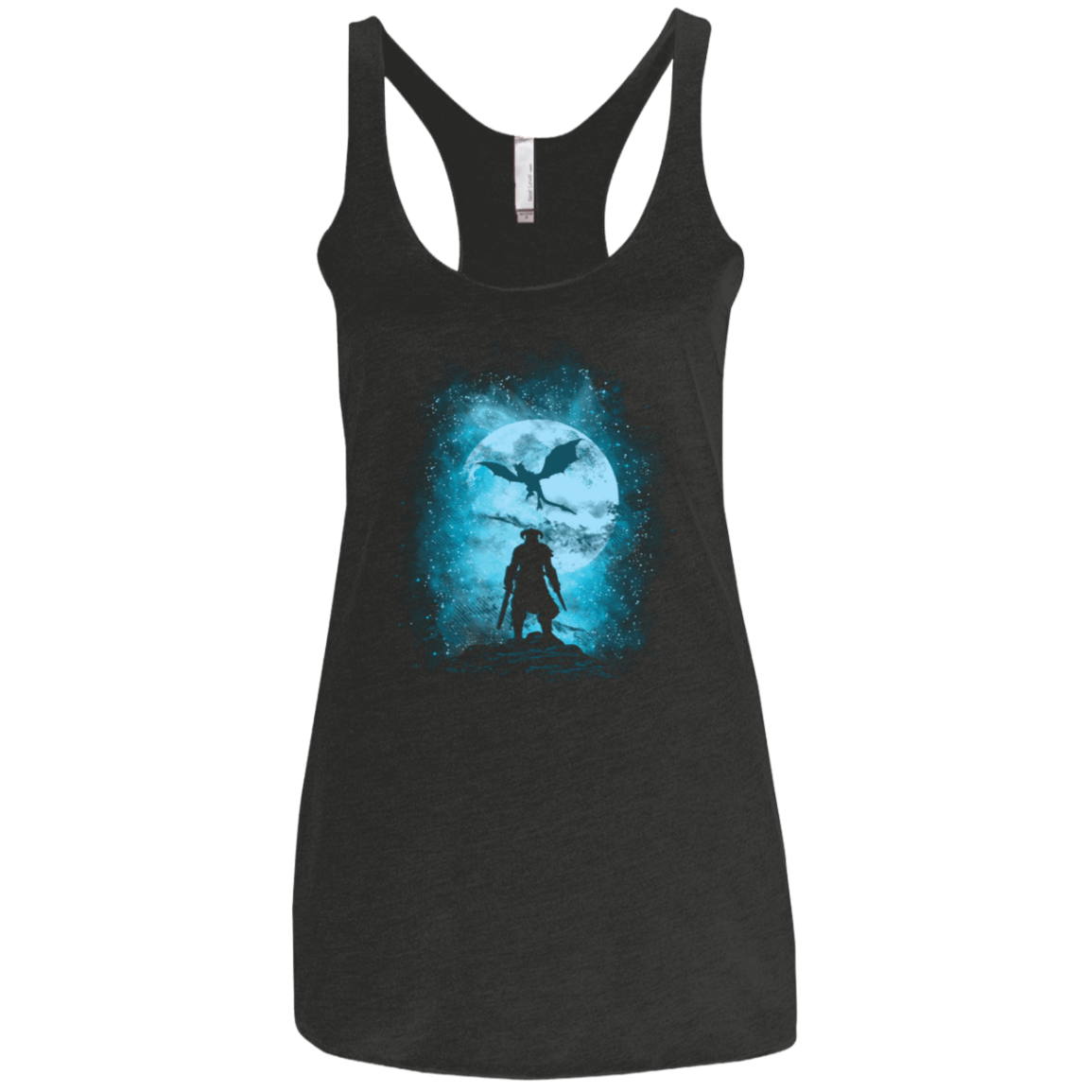 T-Shirts Vintage Black / X-Small Dragon Slayer Women's Triblend Racerback Tank