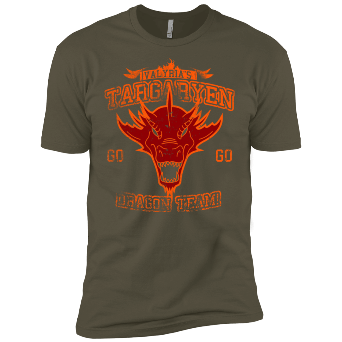 T-Shirts Military Green / X-Small Dragon Team Men's Premium T-Shirt