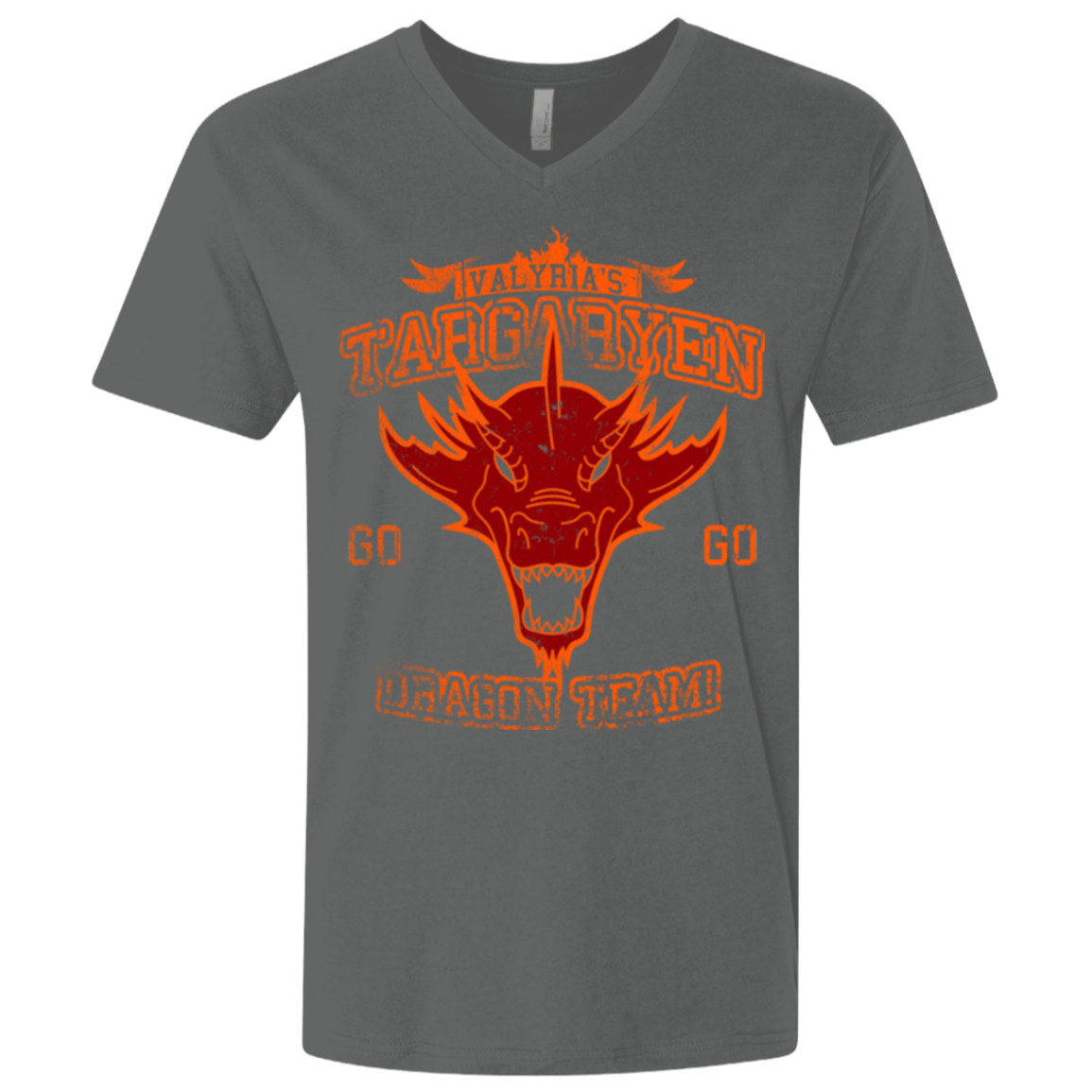 T-Shirts Heavy Metal / X-Small Dragon Team Men's Premium V-Neck