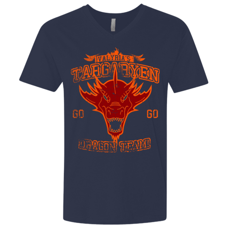 T-Shirts Midnight Navy / X-Small Dragon Team Men's Premium V-Neck