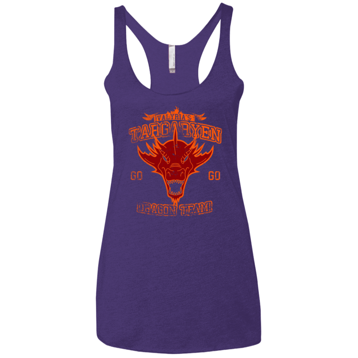 T-Shirts Purple / X-Small Dragon Team Women's Triblend Racerback Tank