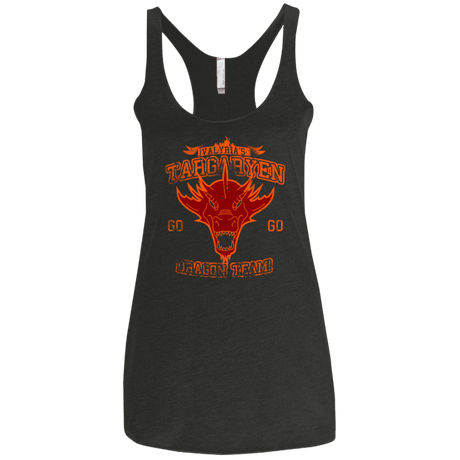 T-Shirts Vintage Black / X-Small Dragon Team Women's Triblend Racerback Tank