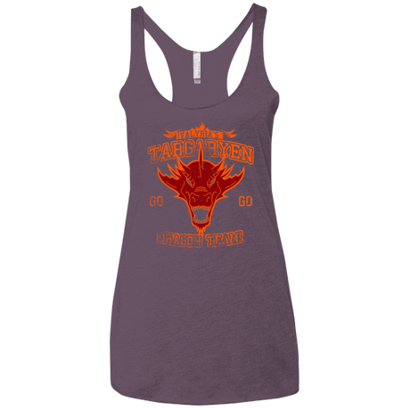 T-Shirts Vintage Purple / X-Small Dragon Team Women's Triblend Racerback Tank