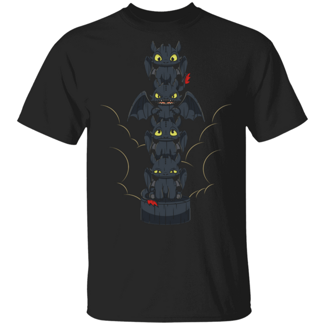 T-Shirts Black / S Dragon Totem Mood T-Shirt