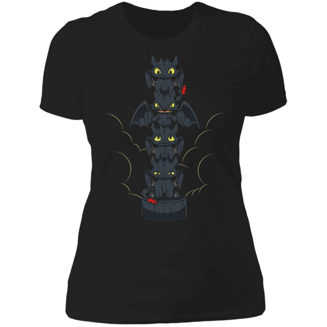 T-Shirts Black / X-Small Dragon Totem Mood Women's Premium T-Shirt