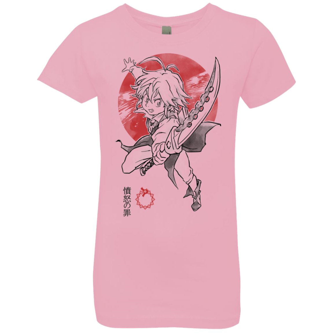 T-Shirts Light Pink / YXS Dragon Wrath Girls Premium T-Shirt